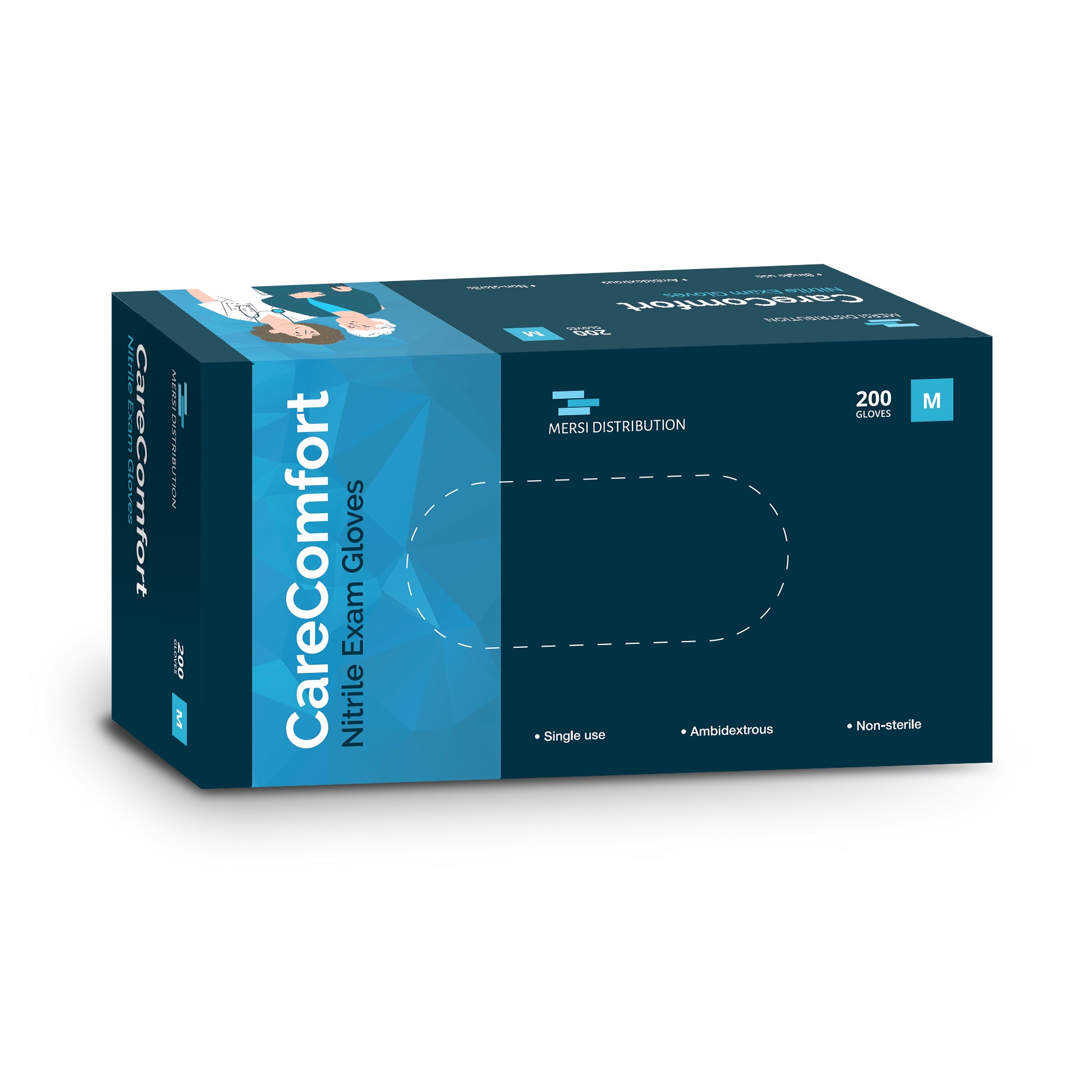 CareComfort Nitrile Exam Gloves