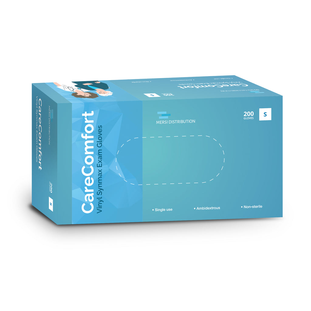 CareComfort Stretch Vinyl Exam Gloves