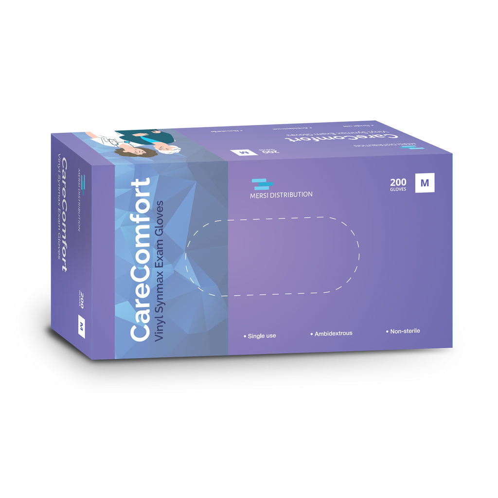 CareComfort Stretch Vinyl Exam Gloves