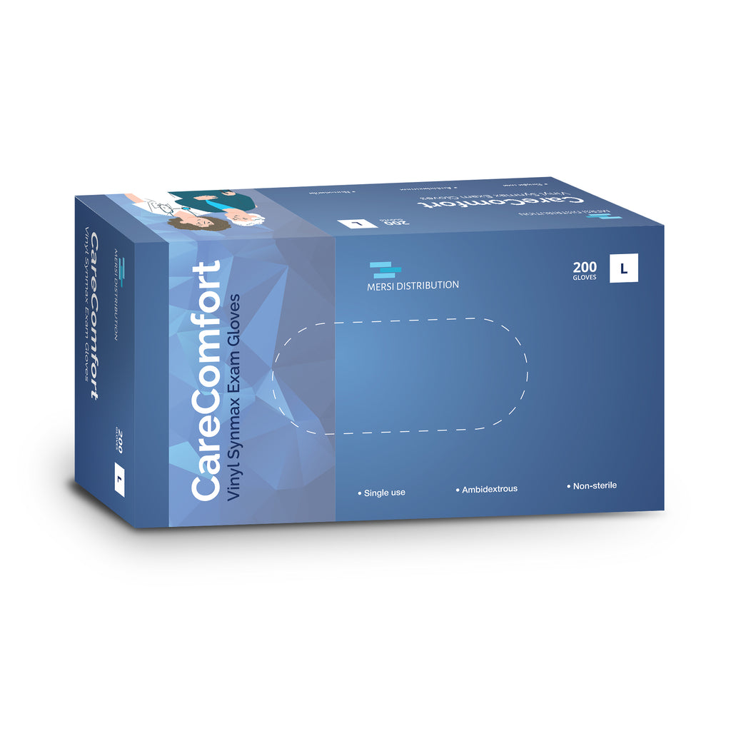 CareComfort Stretch Vinyl Exam Gloves