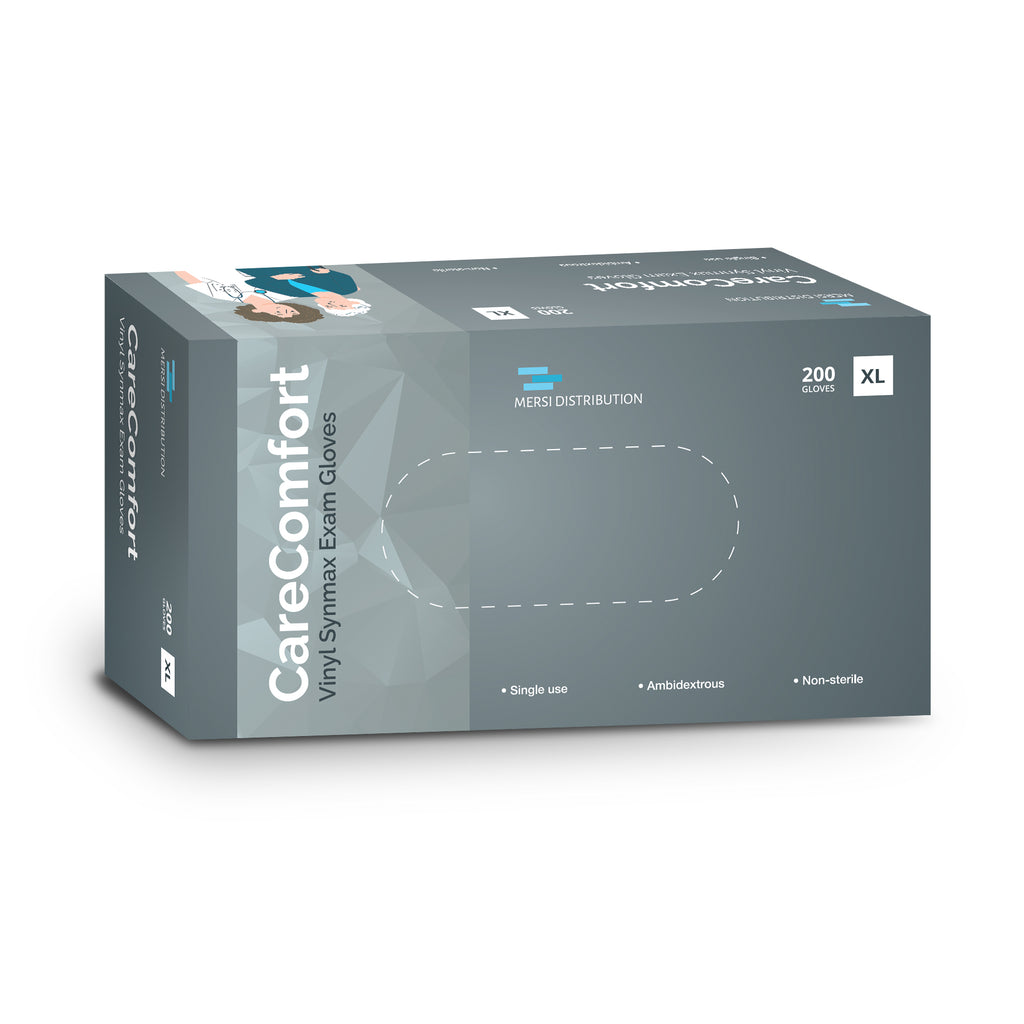 CareComfort Stretch Vinyl Exam Gloves