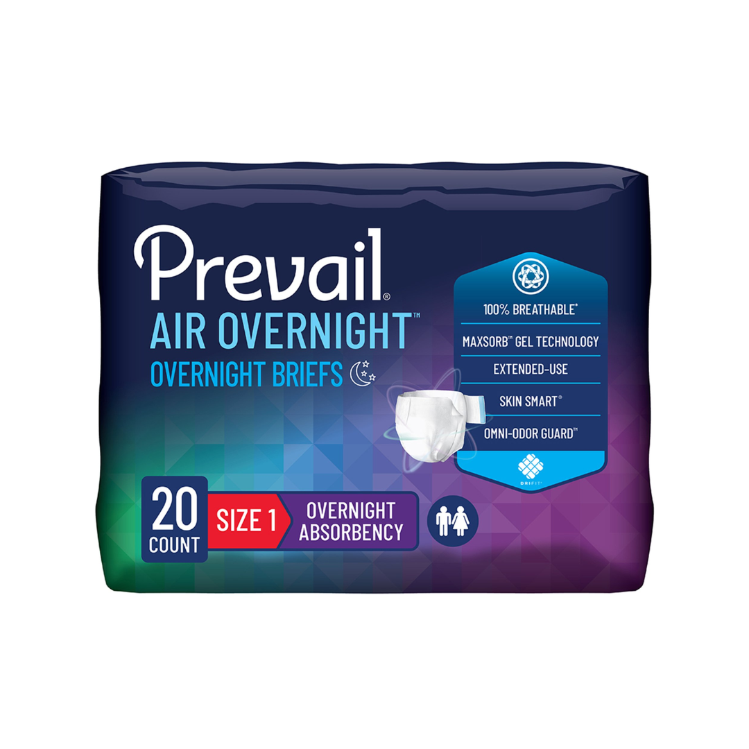 Prevail Air™ Overnight Brief - Size 1 / Medium