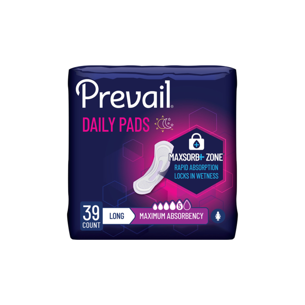 Prevail Bladder Control Pad, Maximum Absorbency 13"