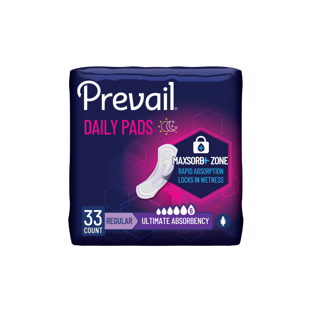 Prevail Bladder Control Pad, Ultimate Absorbency 16"