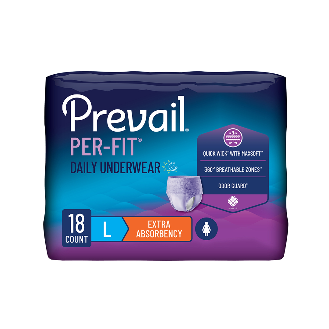 Prevail Per-Fit Underwear for Women - Large