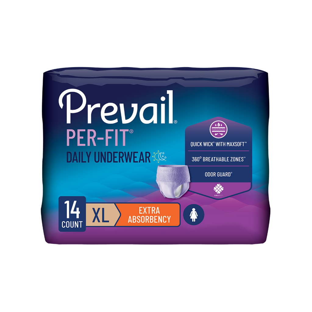 Prevail Per-Fit Underwear for Women - X-Large